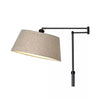 Traditional Oil Rubbed Swing Arm Floor Lamp Brown