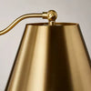 Accented Metal Table Lamp Brass