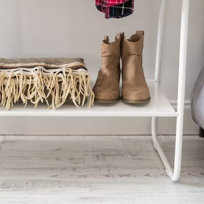 Clothing Rack Clothes Rack Metal Garment Rack with 5 Metal shelf