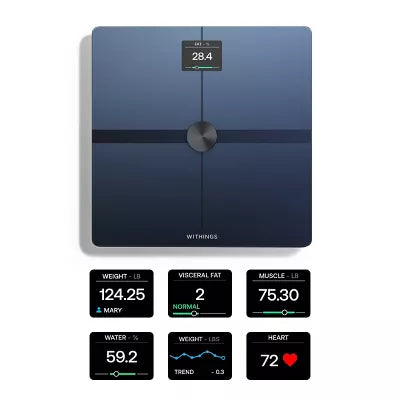 Body Smart Advanced Body Composition Smart Wi-Fi Scale - Black