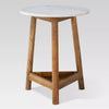 Lanham Marble Top Side Table Brown - Threshold™SHOWROOM ITEM