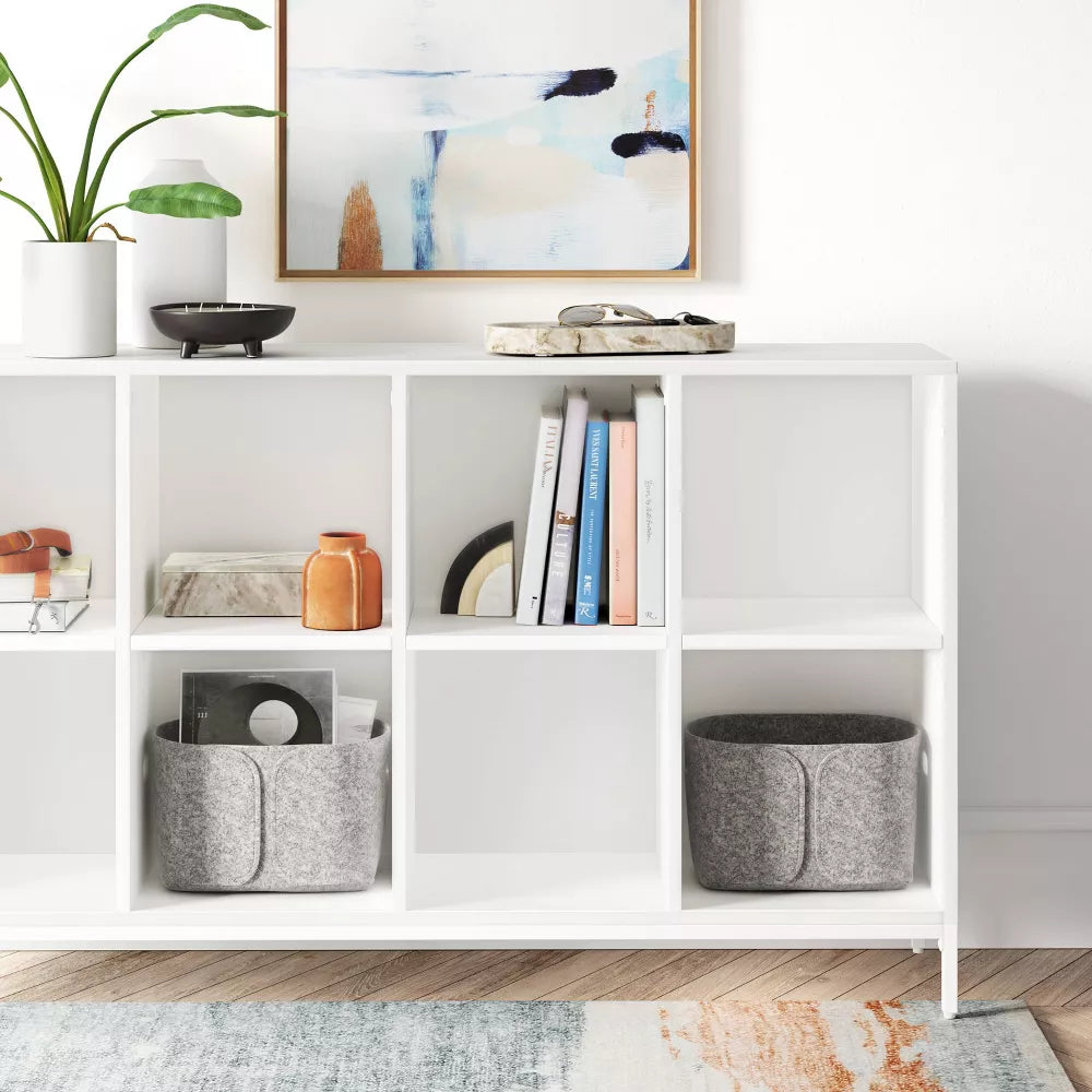 34" Loring 8 Cube Bookshelf