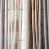 2-Piece Light Filtering Textured Weave Window Curtain Panel