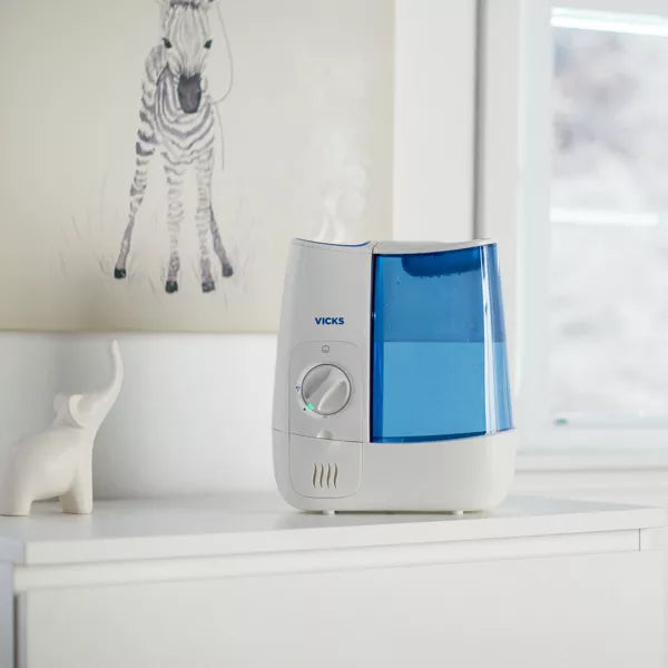 Warm Moisture Humidifier - White/Blue