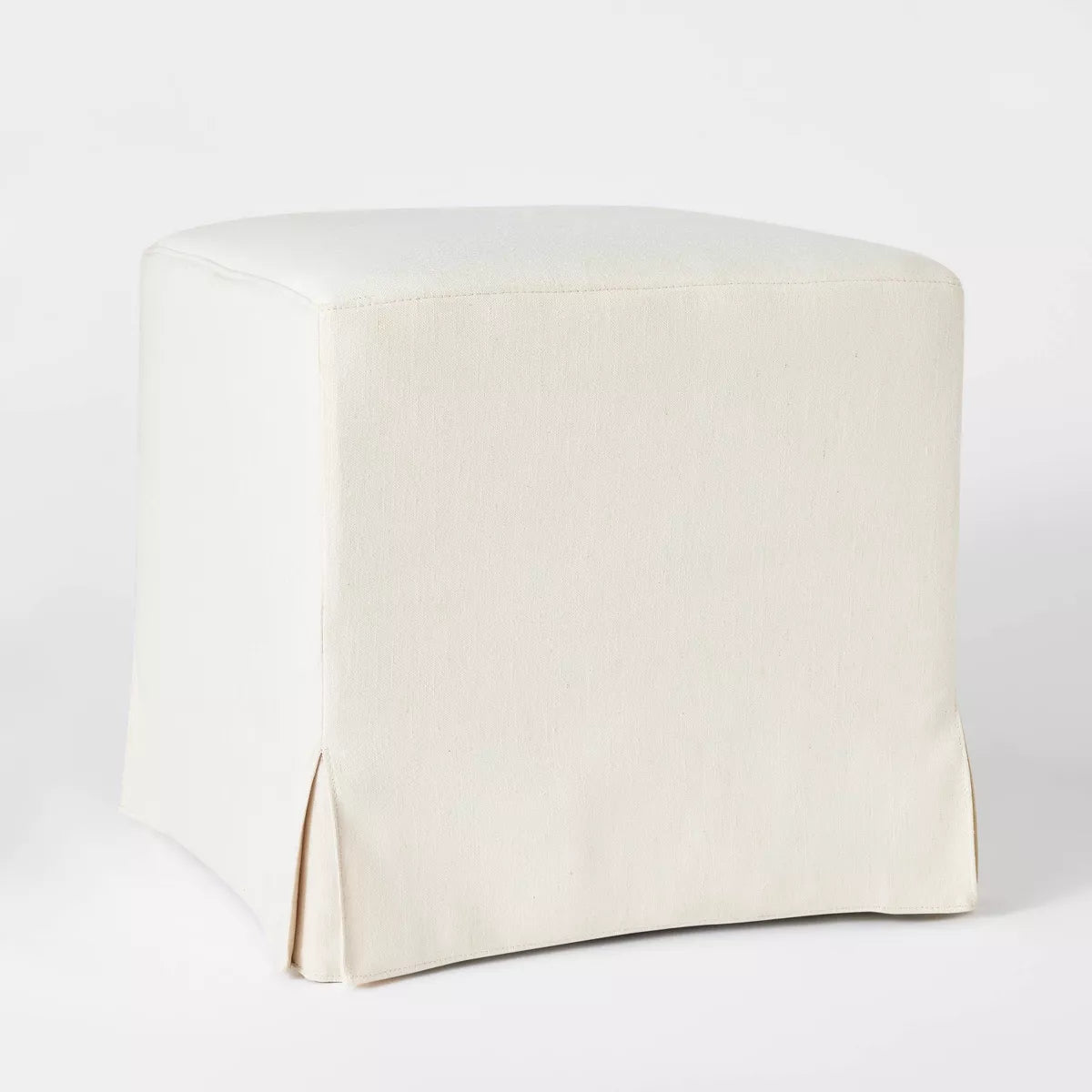 Lynwood Slipcover Cube Ottoma