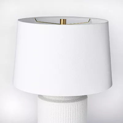 Ceramic Assembled Table Lamp White