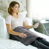 PureRelief with 6 Heat Settings and Auto Shut-off XXL Extra Wide Heating Pad - Charcoal Gray