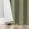 Blackout Linen Blend Grommet Top Curtain Panel