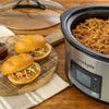 MyTime Technology Programmable Slow Cooker - Stainless Steel: 10 Settings, Auto Keep Warm, Dishwasher-Safe