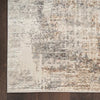 Modern Abstract Sustainable Woven Rug with Lines Beige 2'2