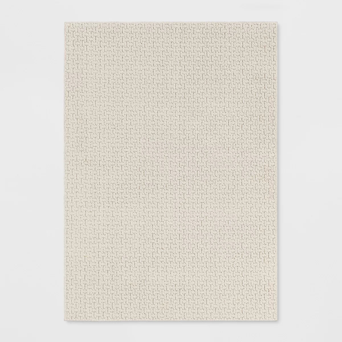 Washable Solid Machine Tufted Rug 5'x7'