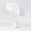Outdoor Patio Beach Umbrella with Fringe