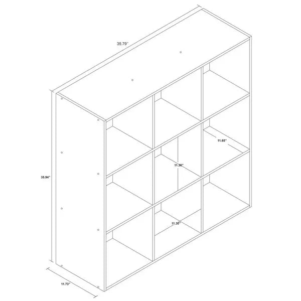 11" 9 Cube Organizer Shelf - Room Essentials™