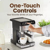 Barista Pro Espresso Maker Stainless Steel Finish:  Electric Coffee Machine, Dishwasher-Safe Parts