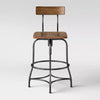 Woodsboro Adjustable Barstool Brown