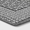 Washable Geometric Border Tufted Rug 2'6