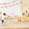 7-in-1 Toddler Climbing Toy Set with Reversible Ramp Convertible Step Stool Multi-colored/Natural