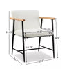 Quinn Modern Wood and Metal Dining Chair (Set of 2)
