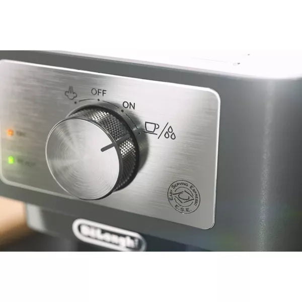 Stilosa Espresso Machine: 15-Bar Pressure, Frothing Wand, Removable Water Reservoir, Dishwasher-Safe Parts