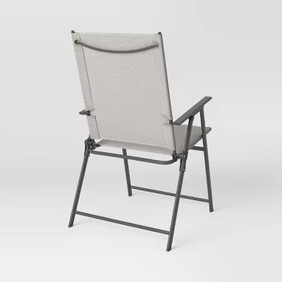 1-Piece Sling Patio Dining Folding Chair