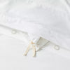 3pc Luxe Embroidered Border Duvet Cover and Sham Set King