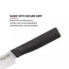 14pc 2-Tone Block Knife Set Black: High Carbon Stainless Steel, Forged Cutlery, Hand Wash