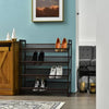 4-Tier Shoe Rack Adjustable to Flat or Slant Shoe Organizer Holder Stand
