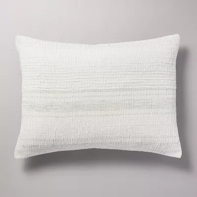 3pc Heather Stripe Comforter Bedding Set Twilight Taupe - Queen