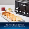 4-Slice Toaster With Extra-Wide Slots Black: Bagel & Bread Toaster, Kitchen Aid, Spot Clean