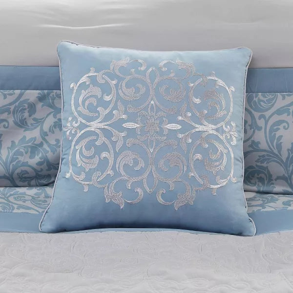 8pc Casey Embroidered Comforter Set