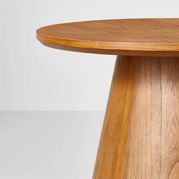 Wooden Round Pedestal Coffee Table