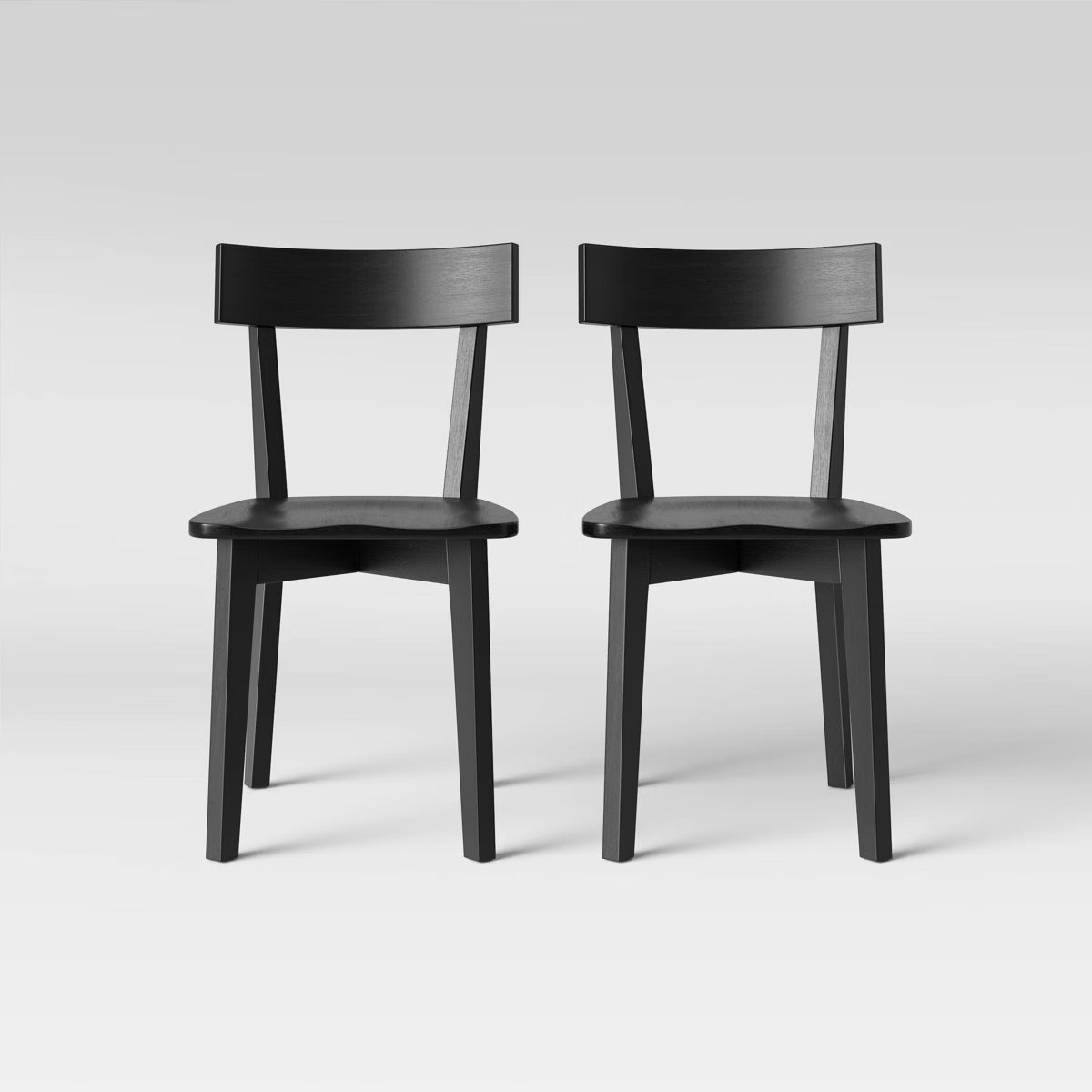 (Set of 2) Bombelli Modern Dining Chair - Black SHOWROOM ITEM