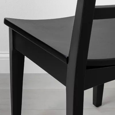 2pk Wood Ladder Back Dining Chair Set