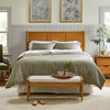 3pc Washed Loop Stripe Comforter Bedding Set - King