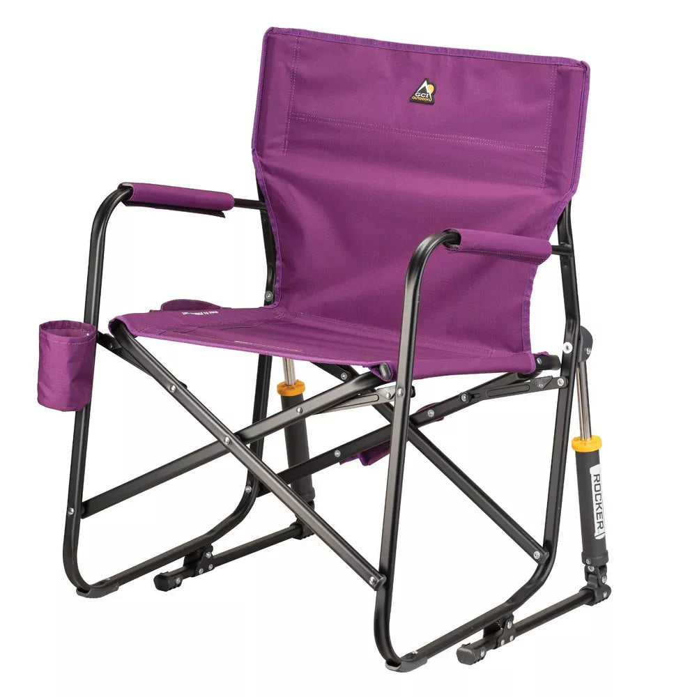 Freestyle Rocker Portable Rocking Camping Chair - Very Berry – Salvage ...