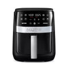 Digital Window Air Fryer with 8 Presets & Guided Cooking: Dishwasher-Safe Parts