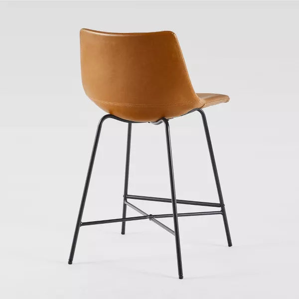 1 Piece Upholstered Counter Height Barstool