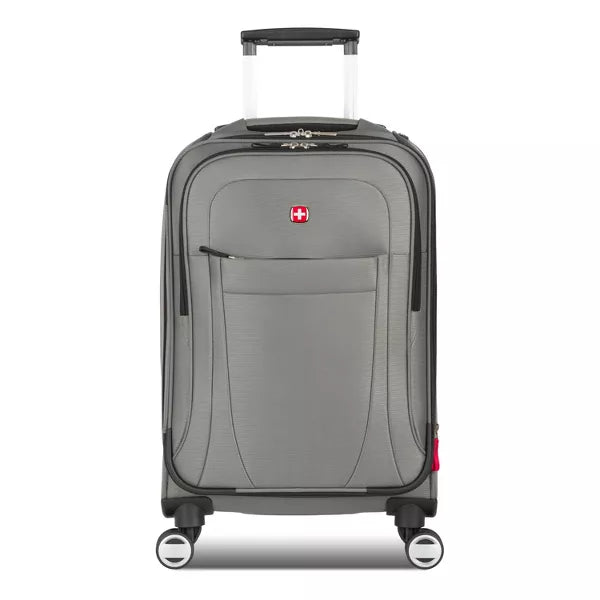 Zurich Softside Carry On Spinner Suitcase - Iron Gray