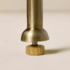 Marble and Brass Accent Side Drink Table