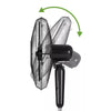 Digital Oscillating 3 Speed Stand Fan with Remote Control Black