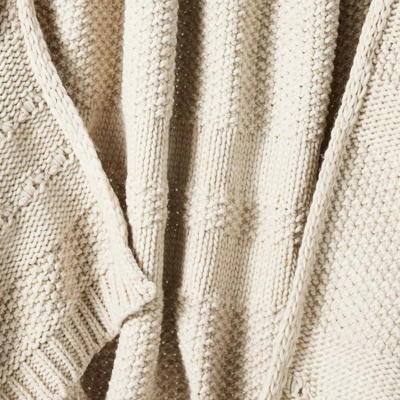 Studio McGee Bobble Striped Knit Throw Blanket, final cut