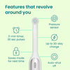360 Oscillating Rechargeable Electric Toothbrush + Travel Case