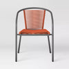 PVC Stackable Patio Chair Red