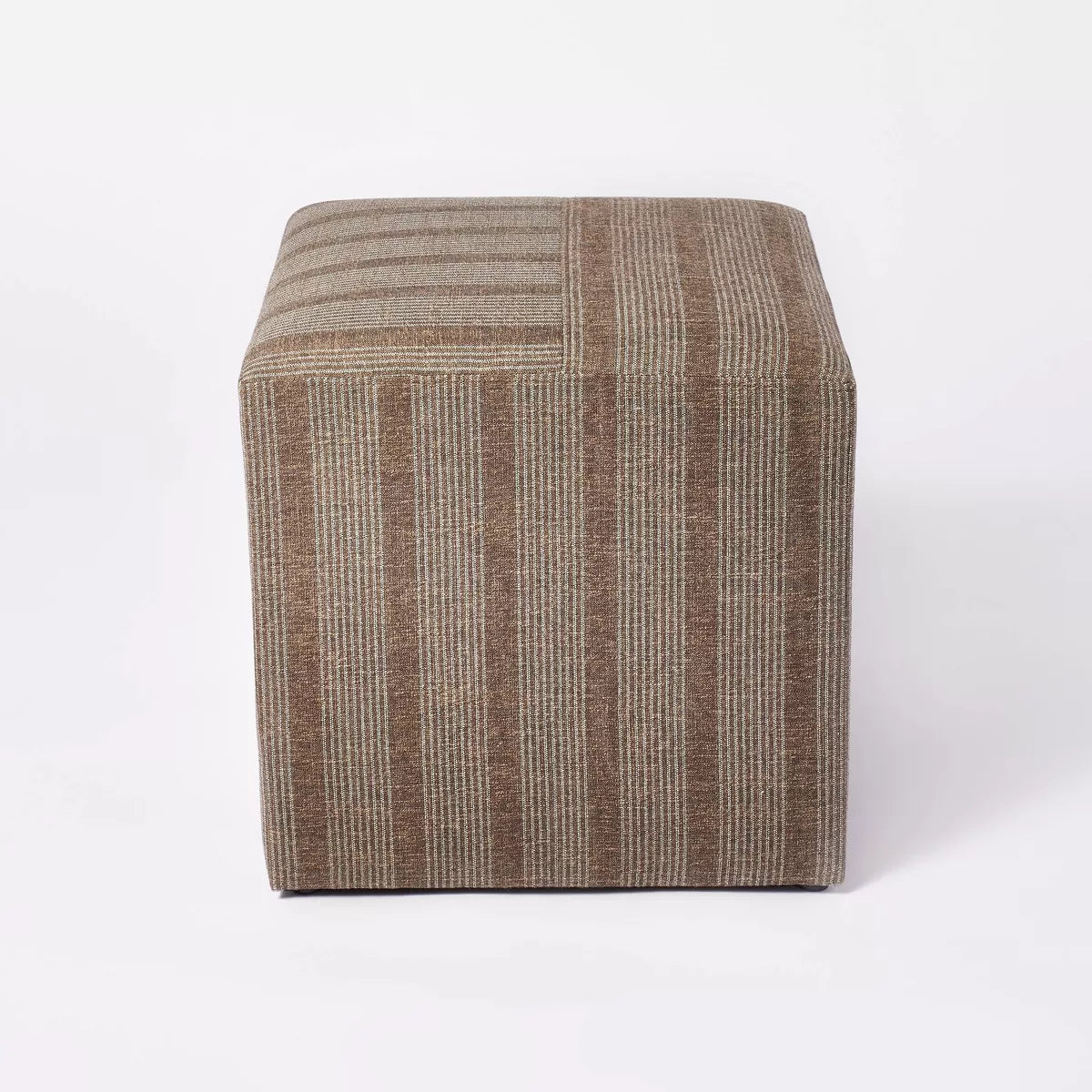 Lynwood Square Upholstered Cube Ottoman - Threshold™ - SHOWROOM ITEM
