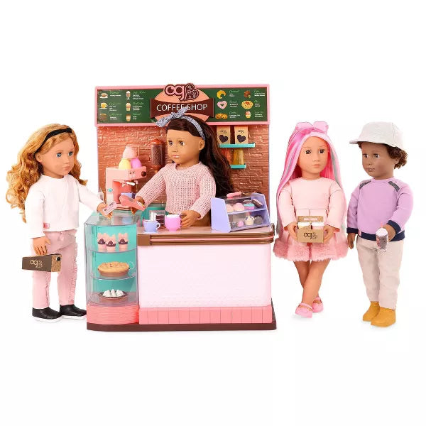 Love U Latte Coffee Shop Playset - 64pc