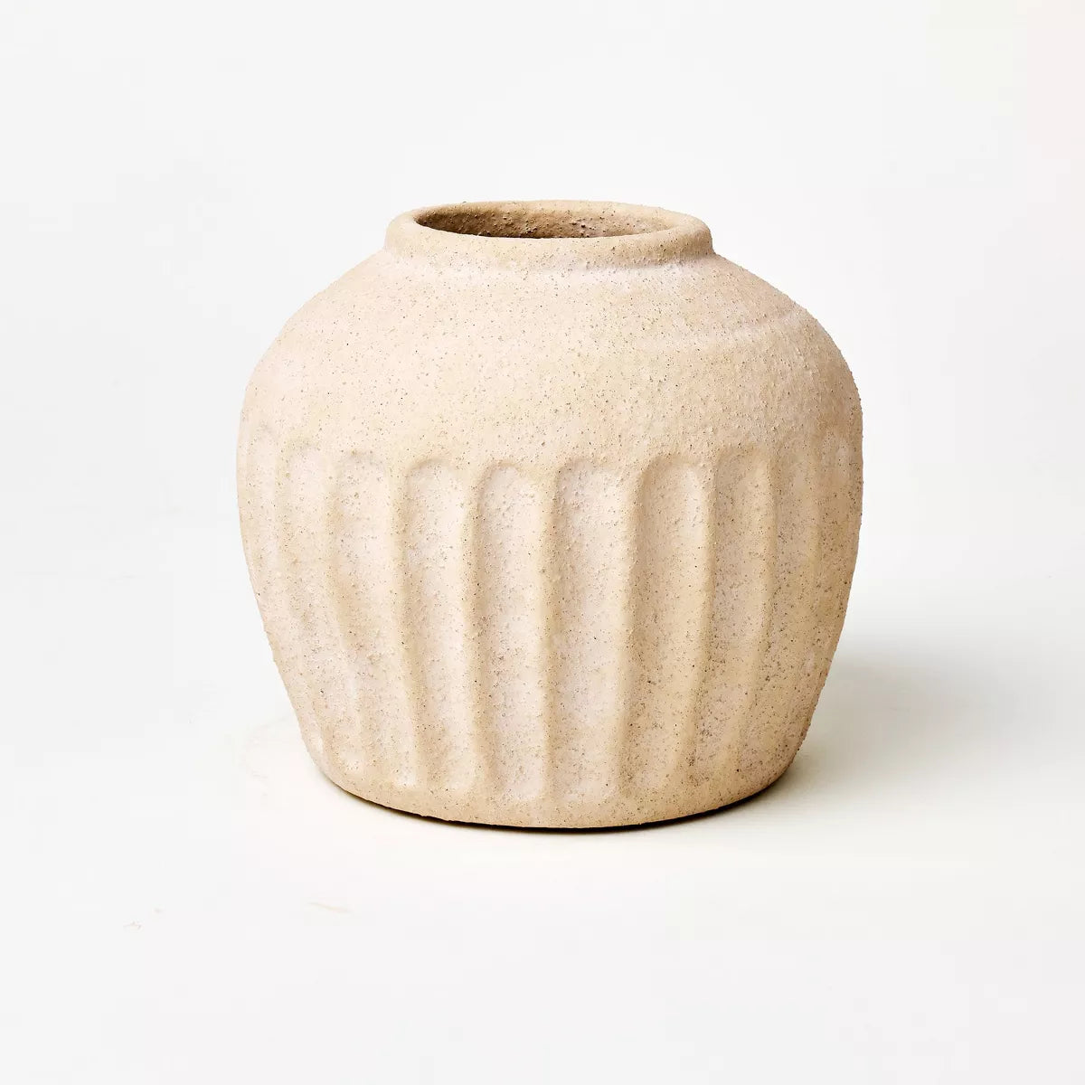 Carved Ceramic Vase