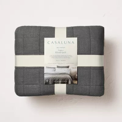 Heavyweight Linen Blend Quilt - King