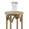 Rae Ratten Seat Backless Counter Height Barstool