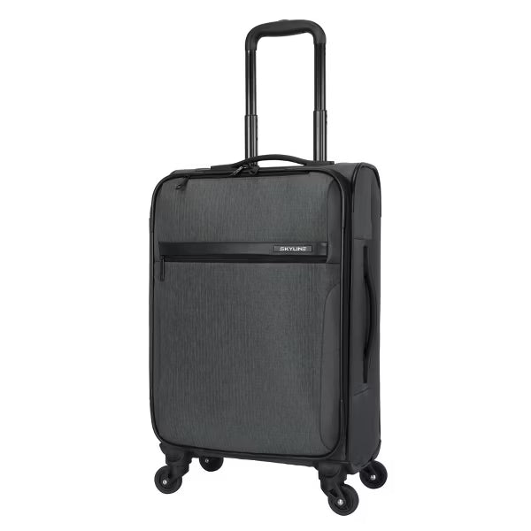 Softside Carry On Spinner Suitcase