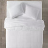 Textured Chambray Cotton Comforter & Sham Set - Full/Queen